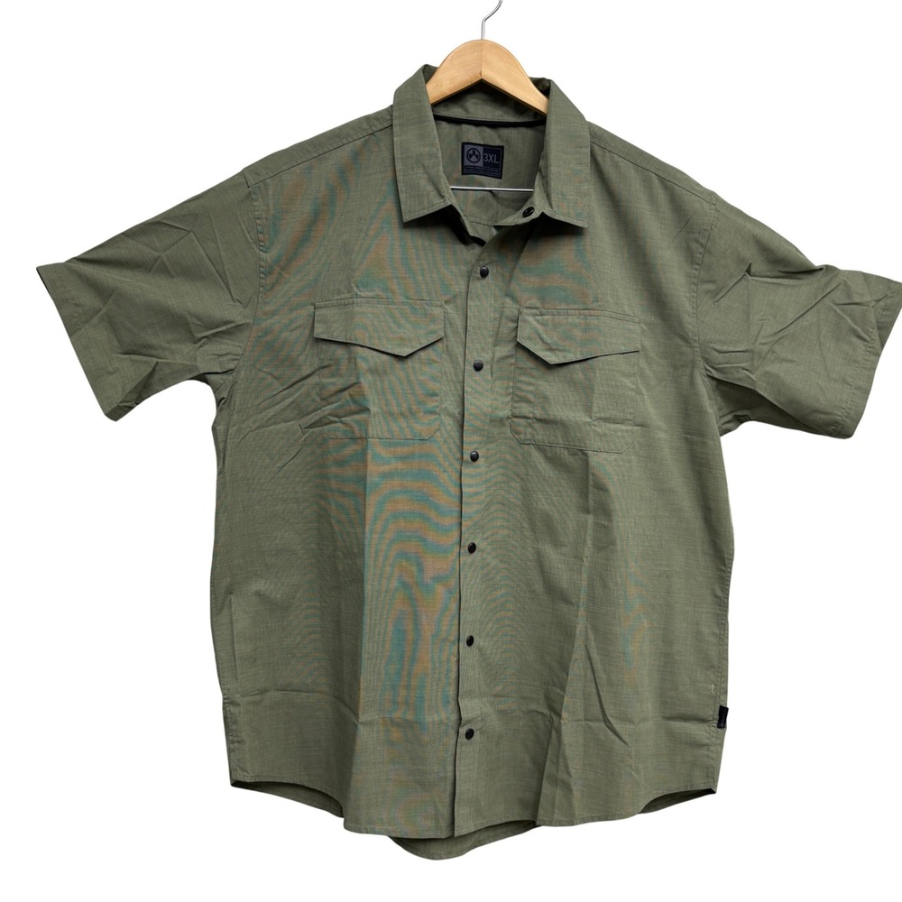 Magpul Mansfield Short Sleeve Shirt Thyme Green MAG713 Mens 3XL Moisture Wicking